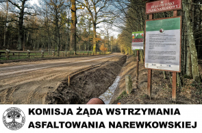 Komisja żąda wstrzymania prac na Drodze Narewkowskiej!